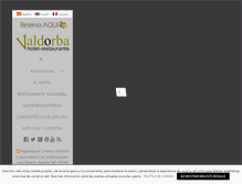 Tablet Screenshot of hotelvaldorba.com